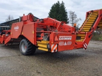 Potato harvester Grimme GV3000 getrokken 4 rij-ige aardappelrooier