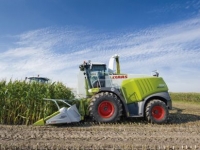 Forage-harvester Claas Jaguar 980 + Orbis 600