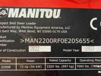 Skidsteer Manitou 2200R