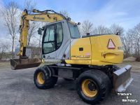 Excavator mobile New Holland MH plus mobiele kraan