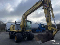 Excavator mobile New Holland MH plus mobiele kraan