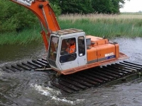 Excavator tracks Hitachi MA125 Rupskraan Amfibie kraan Diversen