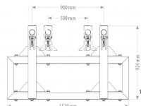 Big-Bag Filler Qmac Big Bag Transporter Handler