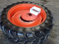 Wheels, Tyres, Rims & Dual spacers Michelin 12.4R38 (DH52)