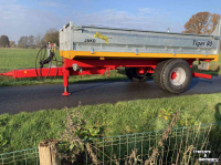 Dumptrailer Jako Tiger 80 NIEUW RDW luchtremmen auto klepsluiting  kipper kraanbakkar