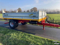 Dumptrailer Jako Tiger 80 NIEUW RDW luchtremmen auto klepsluiting  kipper kraanbakkar