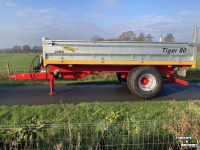 Dumptrailer Jako Tiger 80 NIEUW RDW luchtremmen auto klepsluiting  kipper kraanbakkar