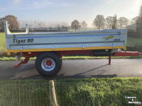 Dumptrailer Jako Tiger 80 NIEUW RDW luchtremmen auto klepsluiting  kipper kraanbakkar