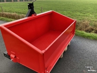 Tractor tipping boxes  JAKO transportbak 200cm, past ook in fronthef, NIEUW