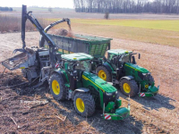 Front-bumper John Deere trekkerbumper + frontgewicht  (tractorbumper / Unterfahrschutz)