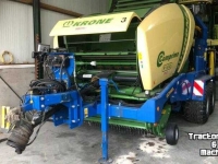 Balers Krone Comprima F 155 XC Rondebalen-Pers + Goweil G5040 Wikkelaar