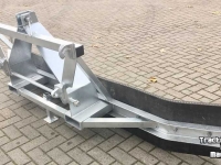 Rubber yard scraper S&S modderschuif vast euro 3punt en lepel aanbouw