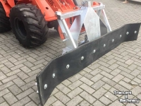 Rubber yard scraper S&S modderschuif vast euro 3punt en lepel aanbouw